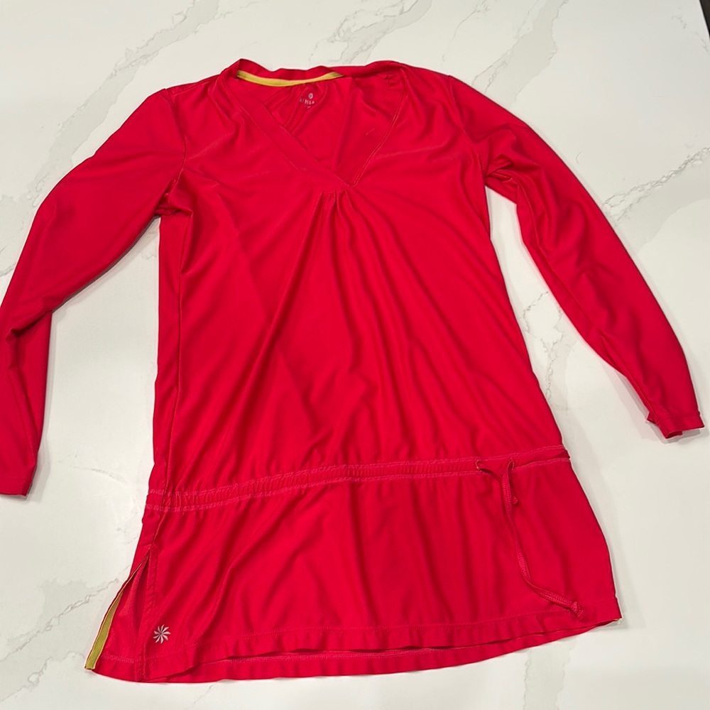 Athleta v neck cover up dress  size medium